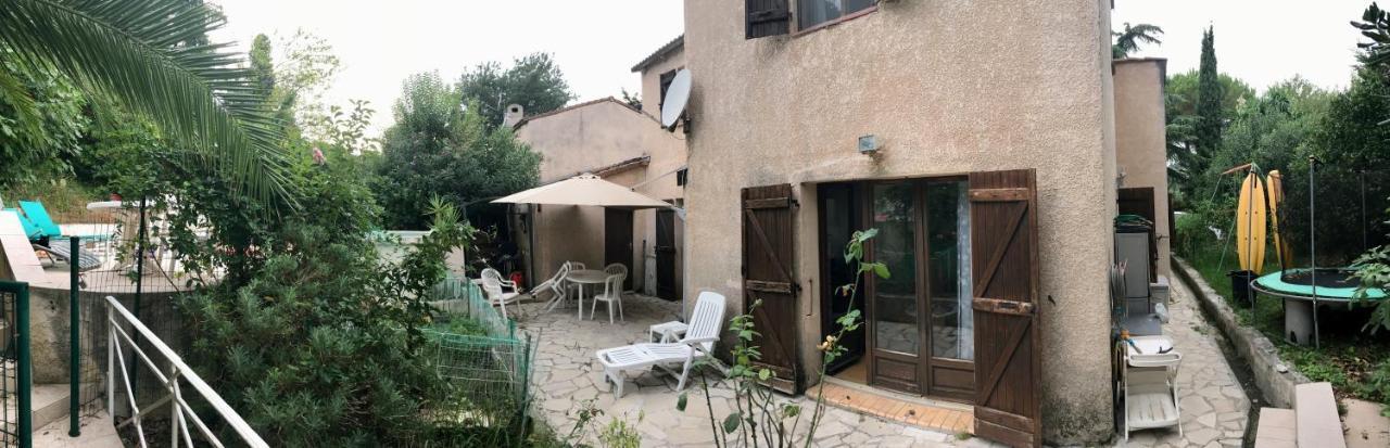 Le Cannet 10Mn Cannes Chambre Independante Etage D'Une Maison Avec Piscine Dış mekan fotoğraf